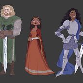 Mi proyecto del curso: Introducción al diseño de personajes para animación y videojuegos. Traditional illustration, Animation, Character Design, Video Games, and Game Design project by Arantxa Beré - 12.13.2023