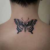 Borboleta feita com técnicas deste curso. Tattoo Design project by Caíque Buzz - 05.23.2021
