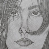 Autorretrato em Grafite. Un proyecto de Dibujo, Dibujo a lápiz y Dibujo realista de Luciana Viveiro - 26.10.2023