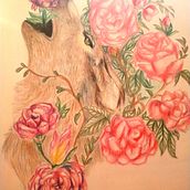 Mi proyecto del curso: Ilustración surrealista inspirada en la naturaleza. Traditional illustration, Pencil Drawing, Drawing, Artistic Drawing, Naturalistic Illustration, and Colored Pencil Drawing project by Marisol Velasquez - 10.26.2023