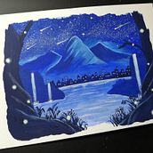 Mon projet du cours : Peinture de paysages enchantés à la gouache. Traditional illustration, Painting, and Gouache Painting project by aud_rey - 10.27.2023