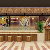 Mi proyecto del curso: Diseño de interiores para restaurantes . Interior Architecture, Interior Design, Interior Decoration, Retail Design, and Spatial Design project by VALERIA CAMMAROTO - 10.27.2023