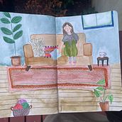 Mi proyecto del curso: Sketchbook para explorar tu estilo de dibujo. Traditional illustration, Sketching, Creativit, Drawing, Watercolor Painting, Sketchbook, and Gouache Painting project by anacrism91 - 10.27.2023