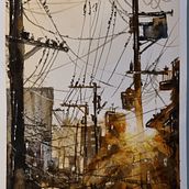 Mi proyecto del curso: Pintura expresiva con acuarela: crea ilustraciones cautivadoras. Fine Arts, Painting, and Watercolor Painting project by Daniel - 10.27.2023