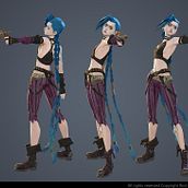 Corto de Jinx de Arcane (En proceso). Film, Video, and TV project by Eunice Castro - 07.28.2023
