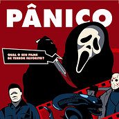 Infográfico - Pânico: A narrativa do terror através da franquia. Un projet de Design , Conception éditoriale, Illustration éditoriale et Infographie de Gabriel Teixeira - 06.07.2023