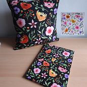 Mijn project van de cursus: Aquarel bloemenprints met levendige kleuren. Un proyecto de Ilustración tradicional, Pattern Design, Pintura a la acuarela e Ilustración botánica de Anita van de Klashorst - 28.10.2023