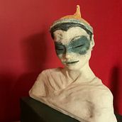 My project for course: Introduction to Clay Figurative Sculpture. Fine Arts, and Sculpture project by Sandra Shackleton - 10.28.2023