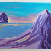 Mon projet du cours : Dessin de paysage aux pastels : jouez avec la lumière. Traditional illustration, Fine Arts, Pencil Drawing, Drawing, and Artistic Drawing project by celine13 - 10.28.2023