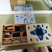 Mi proyecto del curso: Técnicas de estampación para niños. Traditional illustration, Arts, Crafts, Fine Arts, Printing, Children's Illustration, and Creating with Kids project by escolamoni - 10.28.2023