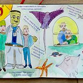 Mein Abschlussprojekt für den Kurs: Urban Sketching: Drücke deine Welt mit einer neuen Perspektive aus  . Ilustração tradicional, Esboçado, Desenho, Pintura em aquarela, Ilustração arquitetônica, e Sketchbook projeto de Christian Gutknecht - 28.10.2023