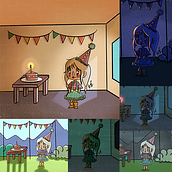 Digital Lighting Studies. Traditional illustration, Digital Illustration, Digital Painting, and Character Design project by Buse Ergül Kargı - 10.27.2023
