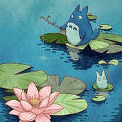 Pescando en el estanque. Un proyecto de Ilustración digital de Roberto Nieto - 29.10.2023