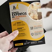 Flyers Corporativos. Design, Advertising, Graphic Design, Br, ing & Identit project by delaff - 10.29.2023