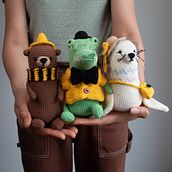 Mi proyecto del curso: Crochet: crea y transforma tus amigurumis. Un progetto di Artigianato, Design di giocattoli, Fiber Art, DIY, Uncinetto, Amigurumi e Textile Design di Daniela Salazar - 25.10.2023