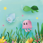 Ocean drive. Traditional illustration, Fine Arts, Children's Illustration, and Artistic Drawing project by Neila Kt - 10.29.2023