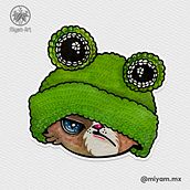 Día 29: Gorro #31Days31Drawings2023. Un proyecto de Ilustración tradicional de Miriam Yamamoto - 29.10.2023