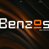 Benzos - Visual Identity (Tech Company). Projekt z dziedziny Br, ing i ident, fikacja wizualna, Projektowanie graficzne i Multimedia użytkownika Isac Bule - 30.10.2023