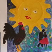 Mi proyecto del curso: Ilustración con acrílico: crea universos mágicos. Traditional illustration, Painting, Creativit, Acr, and lic Painting project by christinejeannebartholome - 10.30.2023