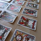 G&A ARCANA DECK: mazo de 22 arcanos ilustrado hecho a mano. Projekt z dziedziny Design, Trad, c, jna ilustracja, Projektowanie graficzne, Ilustracja c, frowa i Narracja użytkownika Mario Nicolás Ramirez Gutierrez - 10.10.2023