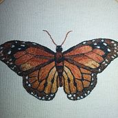 Mi proyecto del curso: Técnicas de bordado realista. Traditional illustration, Embroider, and Textile Design project by Massiel Vallejos - 10.30.2023
