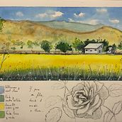 Mi proyecto del curso: Cuaderno de viaje en acuarela. Traditional illustration, Watercolor Painting, Architectural Illustration, and Sketchbook project by María José - 10.30.2023