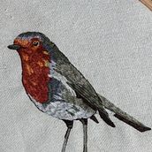 Mi proyecto del curso: Pintar con hilo: técnicas de ilustración textil. Traditional illustration, Embroider, and Textile Design project by rsedanogutierrez - 10.23.2023