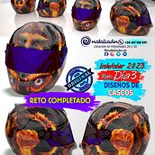 Día 31 Inktober #agv #agvhelmets #ls2helmets #ls2 #shoei #bell #bonustrack #scorpion #arail #ruroc #rurocmoto #helmets #airohhelmet #suomi #roof #inktober #notodoanimacion #3D #characterdesing #inktober2023 #inktober #diseñospersonalizados #moto #motorcy. Un progetto di Design e 3D di Natalia DN - 30.10.2023