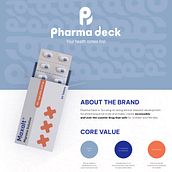 Branding Identity | Pharma Deck. Br, ing, Identit, Design, and Advertising project by Olivia Truong - 10.31.2023