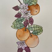 Mijn project van de cursus: Leer artistieke technieken voor naturalistische illustraties. Ilustração tradicional, Pintura em aquarela, Pintura Acrílica, Ilustração botânica, Ilustração com tinta, e Desenho com lápis de cor projeto de dkbt6nvz4y - 31.10.2023