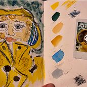 Mein Abschlussprojekt für den Kurs: Aquarellsketching: Drück deine Ideen aus. Un progetto di Illustrazione tradizionale, Bozzetti, Creatività, Disegno, Pittura ad acquerello e Sketchbook di _bianca_ - 31.10.2023