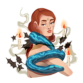 Meu projeto do curso: Procreate: técnicas de ilustração criativa. Un progetto di Illustrazione tradizionale, Illustrazione digitale e Disegno digitale di Cris Livotto - 30.10.2023