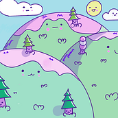 Mi proyecto del curso: Diseño de mundos kawaii: crea ilustraciones alegres. Character Design, Digital Illustration, and Manga project by Jesus Albinagorta - 11.01.2023