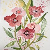 Mein Abschlussprojekt für den Kurs: Blumenkompositionen mit Aquarell: Verbinde dich mit der Natur. Un progetto di Illustrazione tradizionale, Pittura, Pittura ad acquerello e Illustrazione botanica di marlilu - 01.11.2023