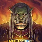 Saurfang Practice Hearthstone. Projekt z dziedziny Ilustracja c, frowa, Projektowanie postaci,  R, sunek, Gr i komputerowe użytkownika Ilinca Mitchell - 04.04.2021