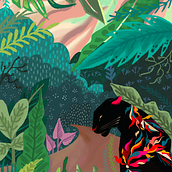 My project for course: Digital Illustration: Create a Colorful Nature Scene. Traditional illustration, Digital Illustration, and Naturalistic Illustration project by Anayah Fatima - 11.01.2023