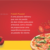 Identidade Visual Fratelli Pizzaioli  . % Elisandro Batista de Castro tarafından hazırlanan Markalaşma ve Kimlik, Tasarım, Grafik Tasarım, Yaratıcılık, Ve Logo Tasarımı projesi - 12.24.2021