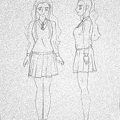 Mi proyecto del curso: Creación de personajes manga. Traditional illustration, Character Design, Comic, and Manga project by Carolina Baeza Pedreros - 11.01.2023