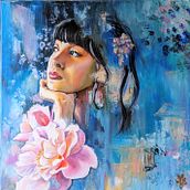 Peinture a l huile . Oil Painting project by Mélanie Ribeiro Melanie - 11.02.2023