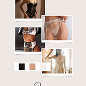 Lencería Dulce Erotismo. Een project van  Modeontwerp van Fernanda Montes de Oca - 03.11.2023