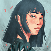 My project for course: Animated Portrait Illustration with Photoshop . % mailsanchalighosh tarafından hazırlanan Geleneksel illüstras, on, Animas, on, Çizim, Portre Çizimi, Dijital Çizim, Animas, onlu İllüstras, Ve on projesi - 11.03.2023