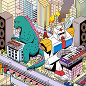 JAMMIN IN TOKYO. Motion Graphics, and Animation project by Javier Díaz Conde - 11.02.2023