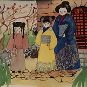 My project for course: Watercolor Illustration with Japanese Influence. Traditional illustration, Drawing, and Watercolor Painting project by helenaskg - 11.03.2023