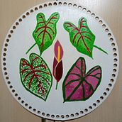 Meu projeto do curso: Pintura com tinta acrílica: crie peças coloridas e tropicais. Un proyecto de Pintura, Pintura acrílica e Ilustración naturalista				 de Cris Kosch - 04.11.2023