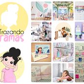 Trazando dramas. Design, Br, ing, Identit, Character Design, Digital Illustration, and Product Design project by Yutzil Duque Hernández - 11.04.2023