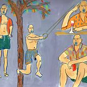 Mijn project van de cursus: Karaktercreatie vanuit observatietekeningen. Traditional illustration, Character Design, Drawing, and Sketchbook project by Ron van der Vlist - 11.01.2023