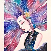 Mi proyecto del curso: Técnicas modernas de acuarela. Un proyecto de Ilustración tradicional, Bellas Artes, Pintura y Pintura a la acuarela de Citlalitl Álvarez - 03.11.2023