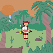 Introducción al diseño de personajes en pixel art - Diseño de un estudiante pixel art. Character Design, Video Games, Pixel Art, and Game Design project by Joan Revert - 11.05.2023