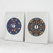 VEGVISIR · AEGISHJALMUR . Design, Direcția artistică, Managementul designului, Arte plastice, Design grafic, Design de model, Ilustrație vectorială, Creativitate, Desen, Ilustrație digitală, Artă conceptuală, Desen artistic, Design digital, Desen digital și Pictură digitală de DAM LAB - 10.07.2023