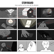 Storyboard: One night at grandma's house (Una noche en la casa de la abuela). Un progetto di Illustrazione tradizionale, Direzione artistica, Produzione audiovisiva, Illustrazione digitale, Stor, board, Arte concettuale, Disegno digitale, Cinema, video e TV, Animazione, Stop motion, Disegno, Stor e telling di kar15la - 30.10.2023